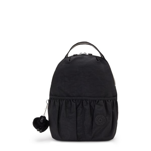 キプリング 公式 リュック バックパック NOONEY(Noir KWeb Beige) ノーニー(...