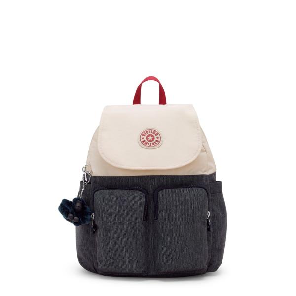 キプリング 公式 リュック バックパック CITY POCKET S(Jeans Grey Bl) ...