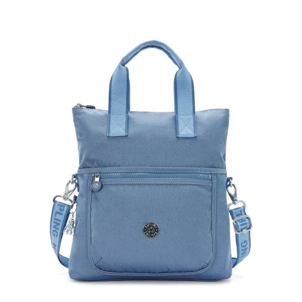 キプリング 公式 トートバッグ ELEVA KL(Sparkly Blue) エレバKL(スパークリ...