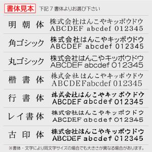 送料無料 ゴム印 1行印 オーダー 5×5~1...の詳細画像5
