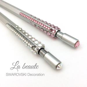 【シャーペン0.5】*SWAROVSKI*スワロフスキー オシャレ キラキラ 大人女子 シャープペンシル ギフト 人気 かわいい｜kiradeco