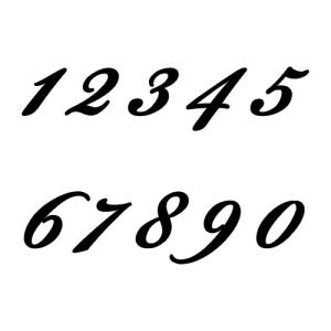 デコシール スワロフスキー 数字 ナンバー 筆...の詳細画像2