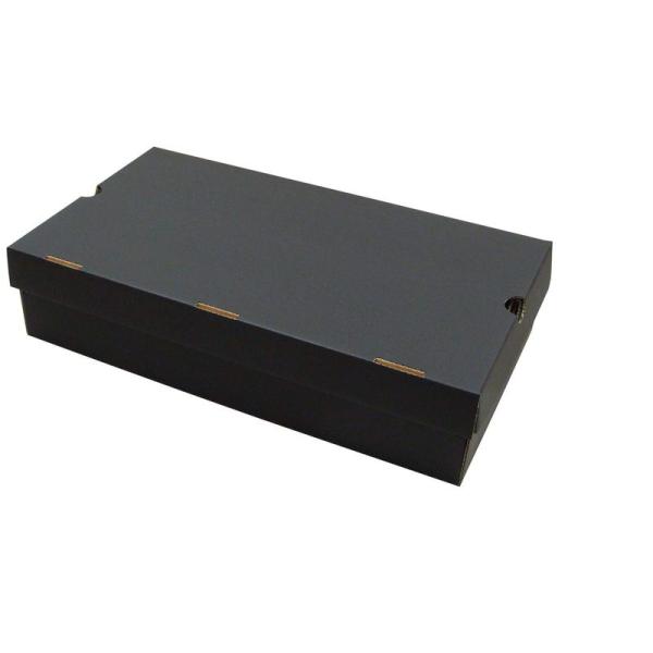 横井パッケージ ロングブーツ箱 Ｎ式タイプ 黒 (522×290×122) 10枚セット