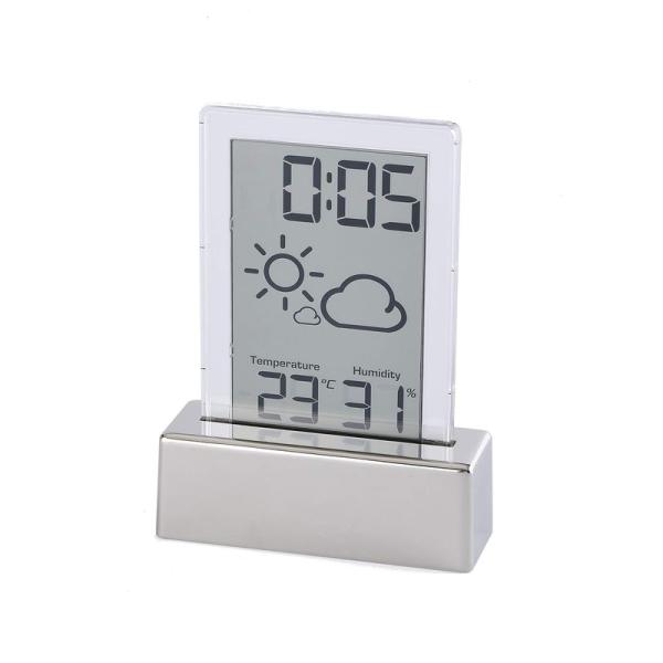 天気予報時計・温湿度計 メタルベース
