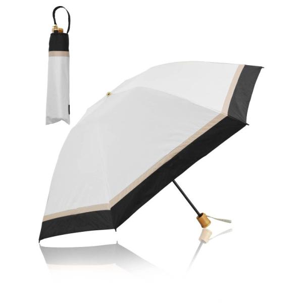 KIZAWA UVカット 折りたたみ日傘 逆折 遮光率100% 完全遮光 日傘兼用雨傘 軽量 レディ...