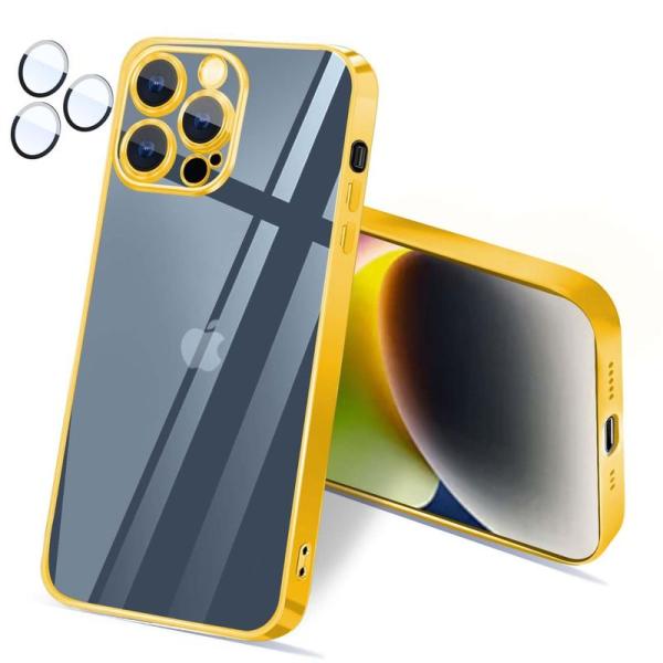 iPhone 13Pro ケース クリア 耐衝撃 アイフォン13Pro カバー TPU レンズ保護 ...