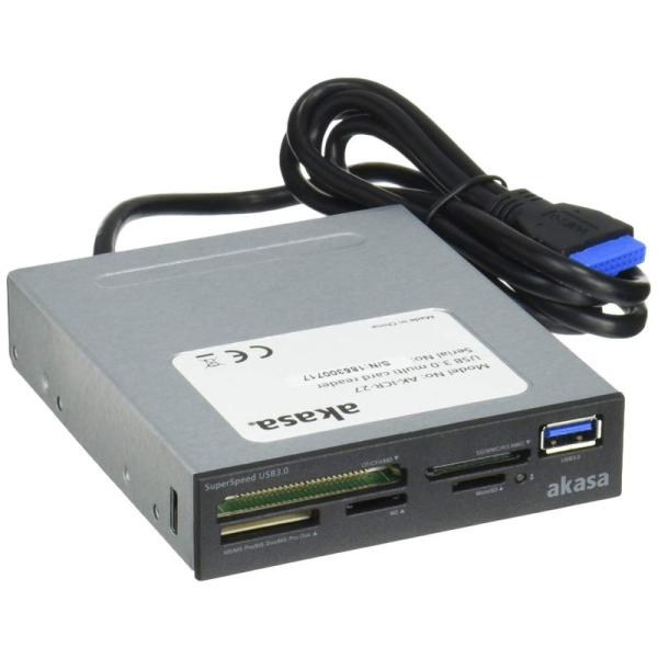 アイネックス UHS-II対応 USB3.0 内蔵カードリーダー AK-ICR-27