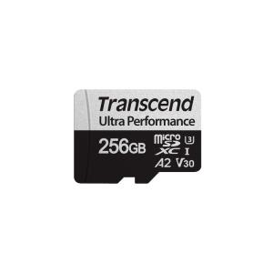 トランセンド ウルトラパフォーマンス microSDカード 256GB UHS-I U3 V30 A2 Class10 SDカード変換アダプ