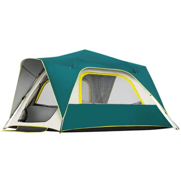 2層超軽量アウトドアトラベル日焼け止めキャンプ用品全自動クイックオープニング厚みのある2層テントは、...