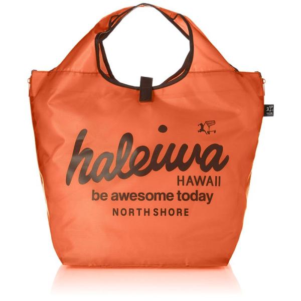 HALEIWA HAPPY MARKET コンパクト エコバッグ 4303 オレンジ ワンサイズ