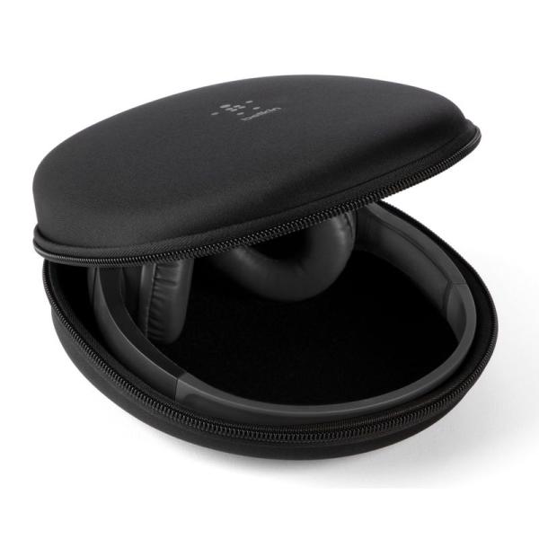 Belkin 子供用ワイヤレスヘッドフォン(AUD002)専用ケース 旅行/お出かけに最適 ブラック...