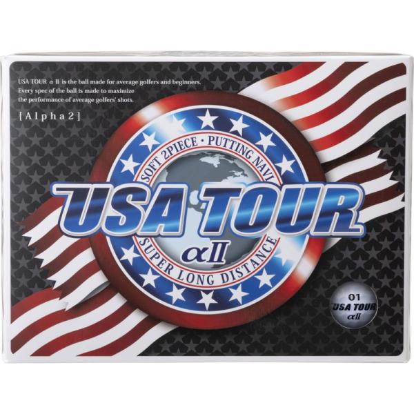 アサヒゴルフ USA TOUR αII 12P WHITE