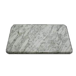のし台 まな板 長方形 イタリア産 ビアンコカララ テンパリング 板石 大理石｜kirakira-cyura-shop3