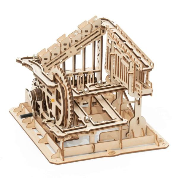 Rowood マーブルラン 3Dパズル 大人用 木製タウン DIYモデル 組み立てキット ティーン ...