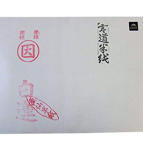 書道用紙 漢字 練習用 半紙 白蓮 1000枚 因州和紙