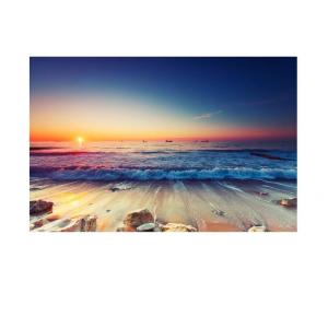 レモンツリーART 海の景色 夜明けの海 日の出 ポスター 壁写真 海の写真 自然 風景画 地 インテリア装飾品 壁飾り 壁掛け絵画 部屋飾｜kirakira-cyura-shop3