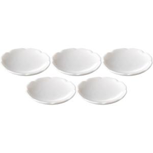 5個セット 白珍味小皿 6×1.3cm 小皿