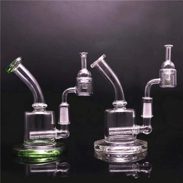 6.2 &quot;Dab Rig Glass Bong Water Pipes Bongs Heady Mi...