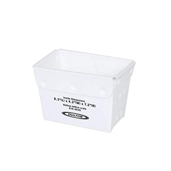 ダルトン Hollow lattice crate 軽量 収納ボックス H19-0039 S Whi...