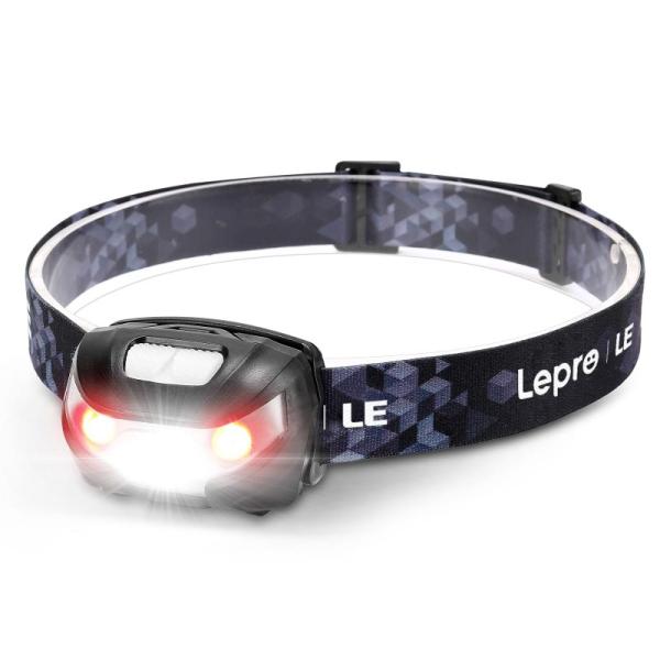 Lepro ヘッドライト 充電式 ledヘッドライト 釣り ヘッドランプ 登山 USB充電 白＆赤 ...
