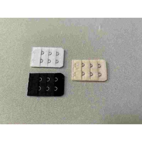 ブラ延長ホック　２段３色各１枚入 　ホック上下幅約14mm　送料無料　ポイント消化