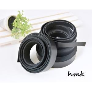 本革レザーテープ ブラック 50cmカット 10mm/15mm/20mm幅 ハンドメイド レザークラフト