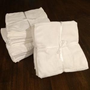 ハンドタオルウエス　1kg×10　白　　綿100％