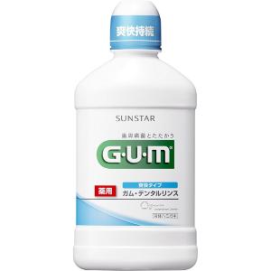 サンスター 薬用 GUM ガム  デンタルリンス  爽快タイプ 500mL [free]｜kirakuya