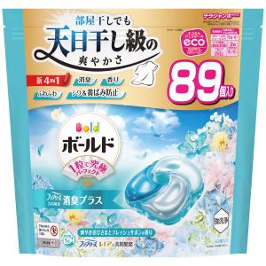 P&G ボールド ジェルボール 4D 爽やかフレッシュフラワーサボンの香り 89個入り つめかえ テラジャンボサイズ