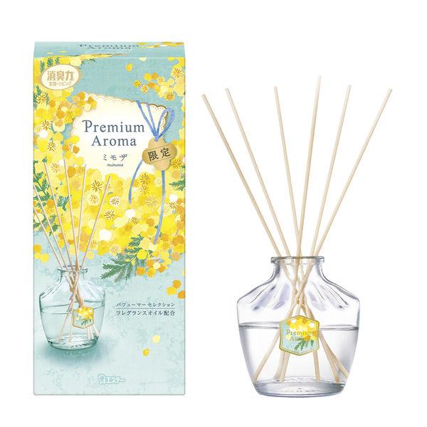 [売り切れました]エステー お部屋の消臭力 プレミアムアロマ スティック 部屋用 ミモザ 本体 65...