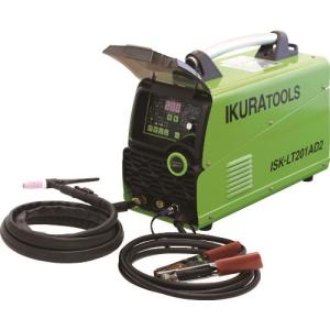 育良精機　ISK-LT201AD2　TIG溶接機 　100V/200V兼用　AC/DCパルス　フルデジタル制御　メモリー機能付　【未使用品】【成田店】