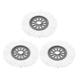 Eyliden. マイクロファイバー クロス モップ 3枚セット 取替 掃除 パッド 雑巾 乾湿両用