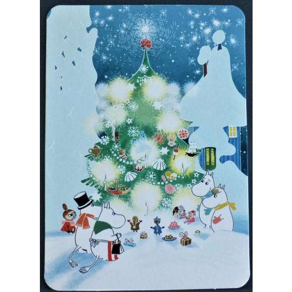 ■NEW　ポストカード　クリスマスツリー　ムーミンファミリー　スノークのお嬢さん　リトルミイ　プレゼ...