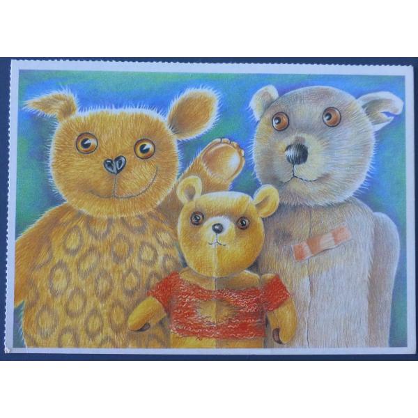 ■ポストカード　ルビー　ルビィ　ビッグベア　スモールベア　テディベア　クマ　海外輸入　レア　外国の未...