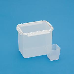 冷蔵庫野菜室に入る米びつ 計量カップ付きの詳細画像1