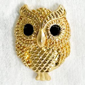 ブローチ フクロウ 不苦労 縁起物ブローチ ラペルピン 結婚式 父の日