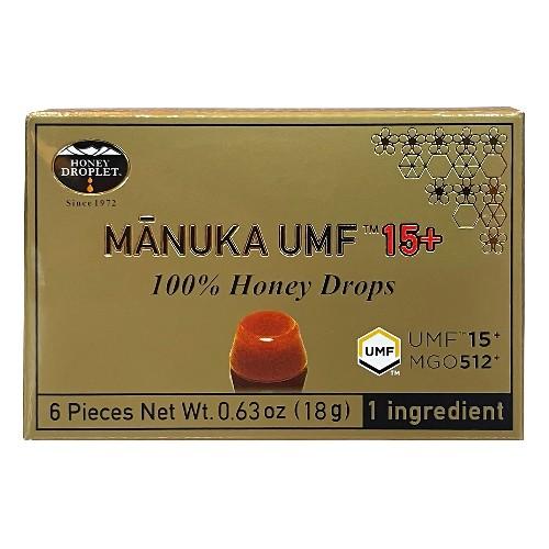 【ゆうパケット対応可】ハニードロップレットUMF15+ マヌカ 18g（6粒） 【ハニージャパン】