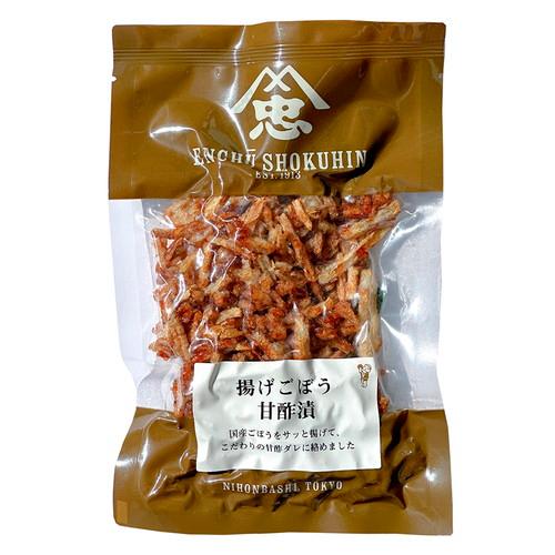 【オーサワ冷蔵直送品】揚げごぼう甘酢漬（80g）【遠忠食品】※代引・同梱不可 12000円以上で送料...