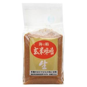 国産特別栽培玄米味噌 1kg 【海の精】