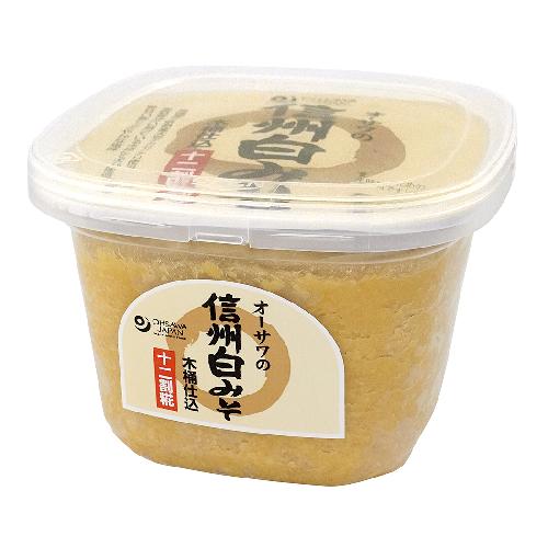 オーサワの信州白みそ（十二割糀 木桶仕込み） （750g） 【オーサワジャパン】
