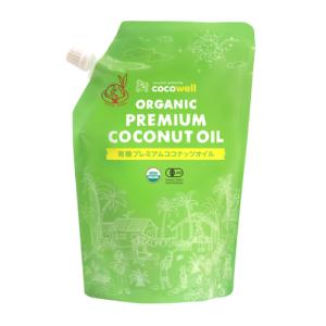 オーガニック プレミアムココナッツオイル（無香タイプ）460g（500ml）【ココウェル】