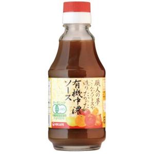 職人の夢・有機中濃ソース 200ml 【ヒカリ】｜kirarasizen