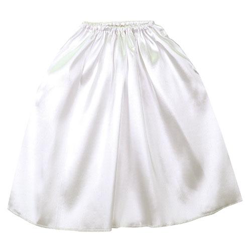 【10個セット】 ARTEC ソフトサテンマント・スカート ストレート 白 ATC14667X10