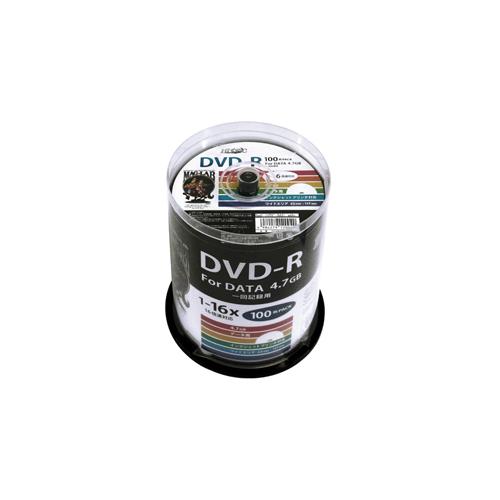 HI DISC　DVD-R 4.7GB 100枚スピンドル 1〜16倍速対応 ワイドプリンタブル　H...