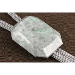 ループタイ 糸魚川産翡翠 (カット)