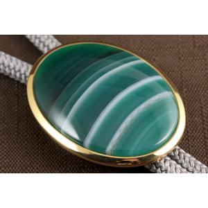 ループタイ 金色フレーム付き クリソ