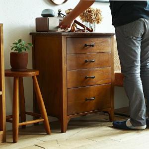 チェスト 無印良品 MUJI 引き出し4段 パイン材 幅83cm : いいもの