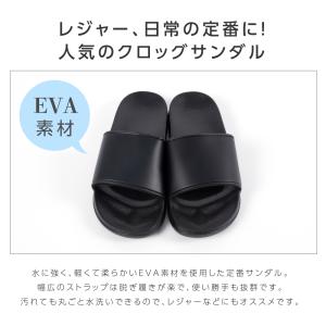 サンダル メンズ レディース 無地 軽量 スポ...の詳細画像1