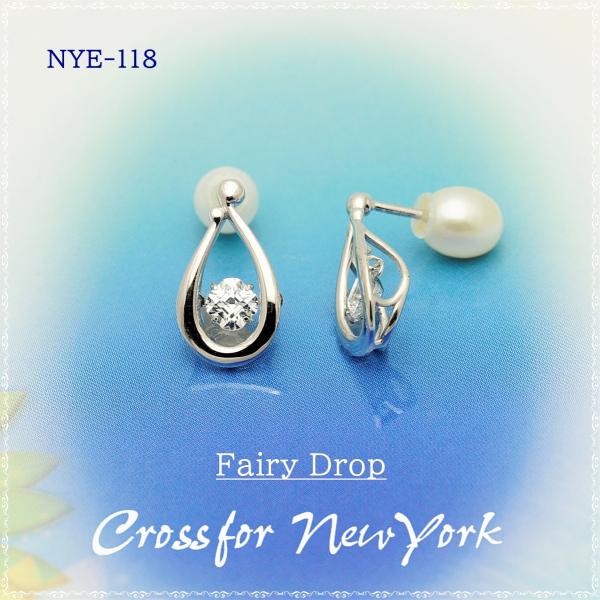 NYE-118 Fairy Drop　ピアス【クロスフォーニューヨーク】正規品  フェアリードロップ...