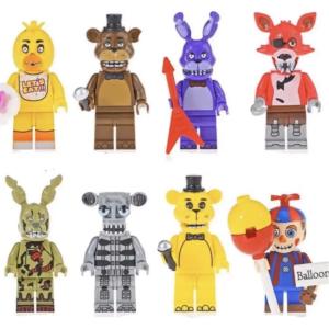 ファイブナイツアットフレディーズ　ミニフィグ　8体セット　レゴ互換　　FNaF